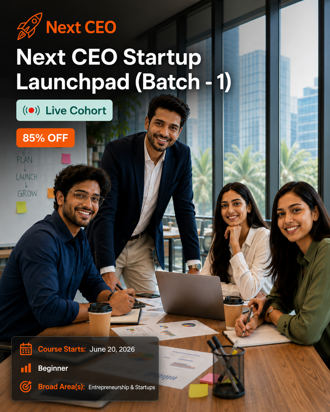 Next CEO Startup Launchpad - Learn, Build & Launch
